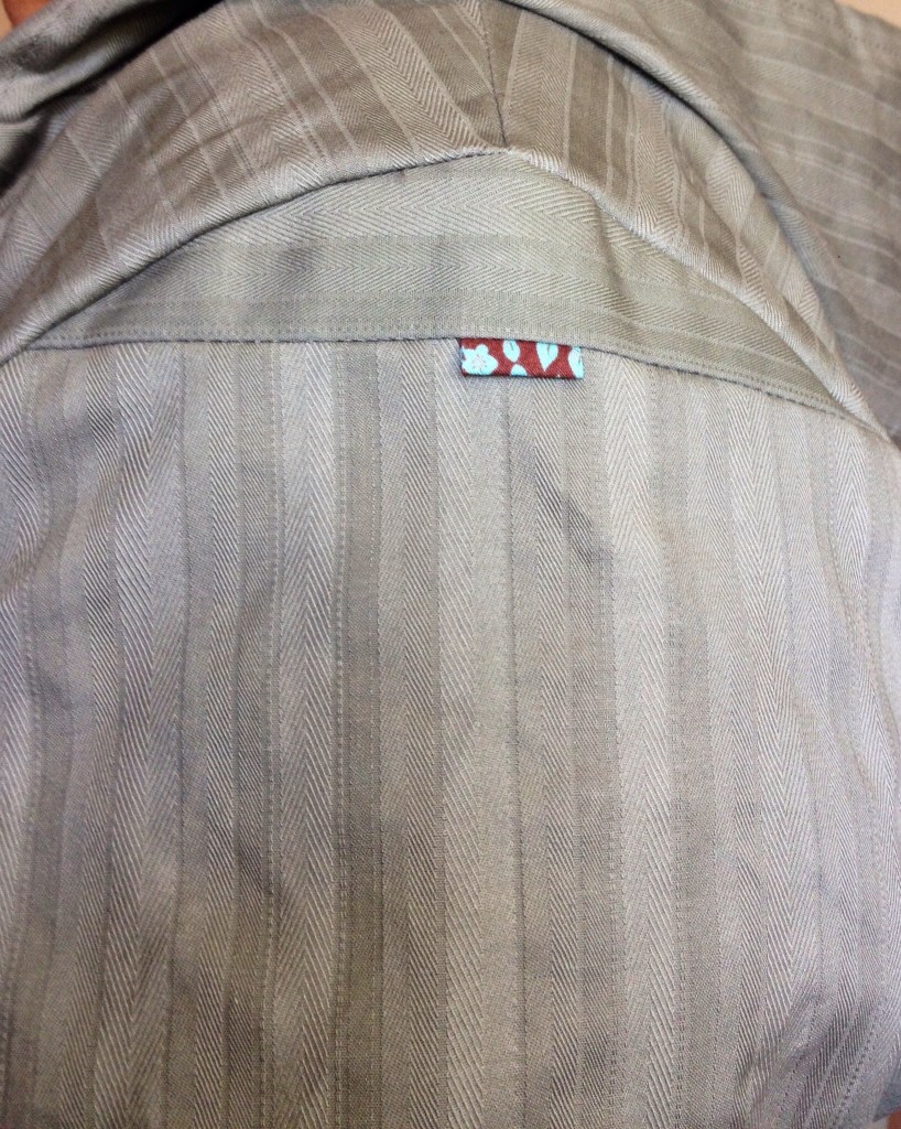 Re stitch the sleeve back in place......Easy!