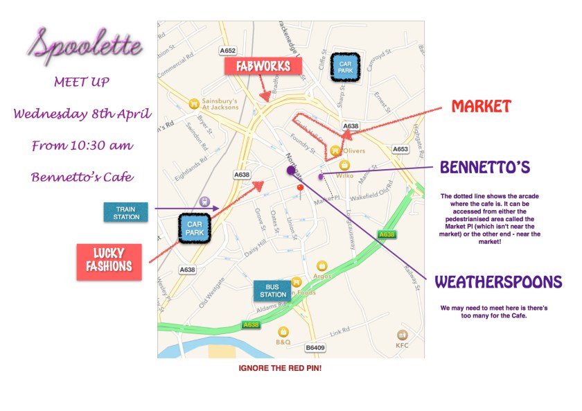#Spoolette Dewsbury Map