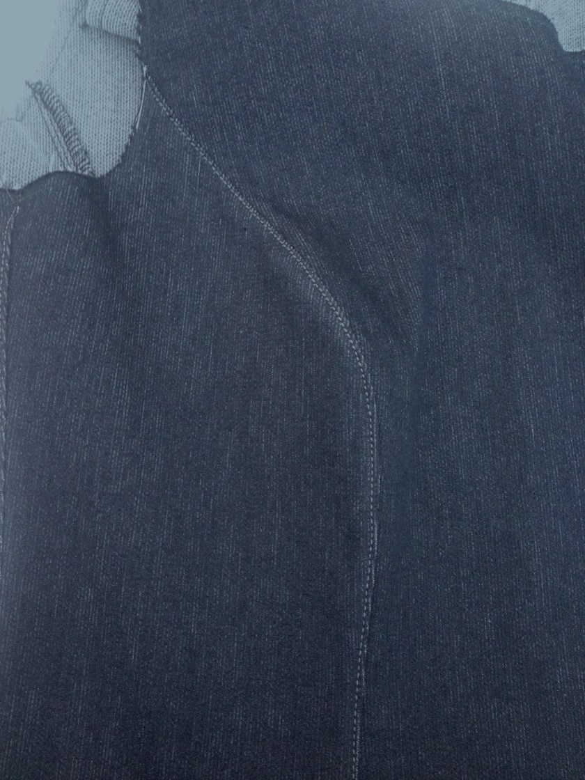 Topstitching princess seams