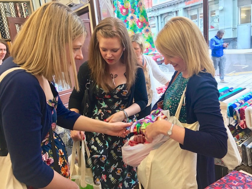 #sewupnorth #thimberlina #sewingmeetup #fabricshopping8